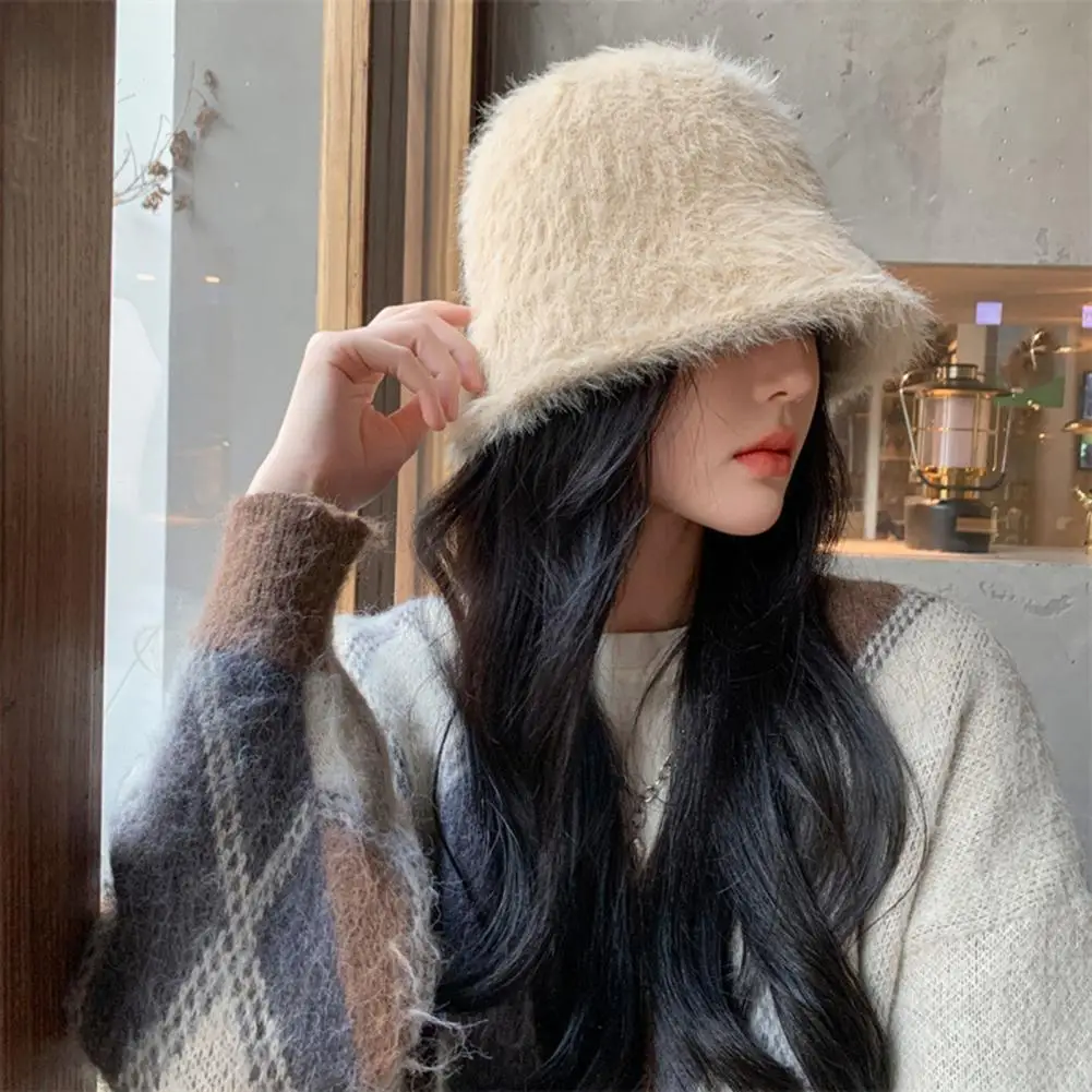 Soğuk Hava Şapka Süper Yumuşak Rüzgar Geçirmez kadın Sonbahar Kış Kova Şapka Kalınlaşmak Sıcak Balıkçı Şapka Soğuk Hava Kadın Şapka