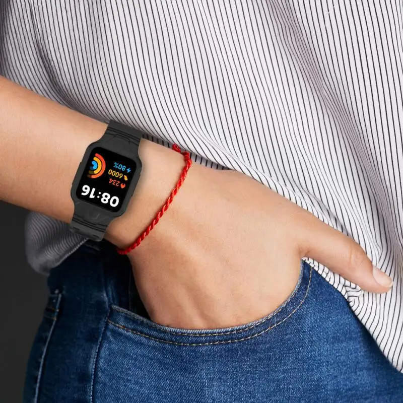 Mi İzle Lite Saat Kayışı Bilek Bandı Durumda Yeni Kayış Watchband Bilezik akıllı saat Aksesuarları Saatler Sapanlar