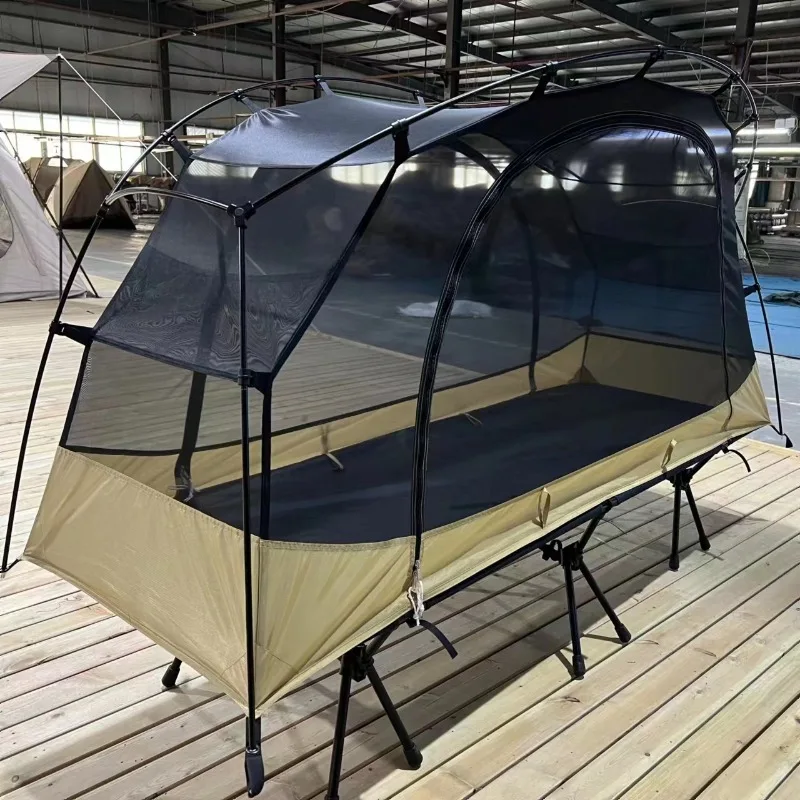 YOUSKY Kamp Açık Çadır Yerden Çadır Taşınabilir Katlanır Yağmur Geçirmez kamp yatağı Çadır Kamp Karyolası Çadır