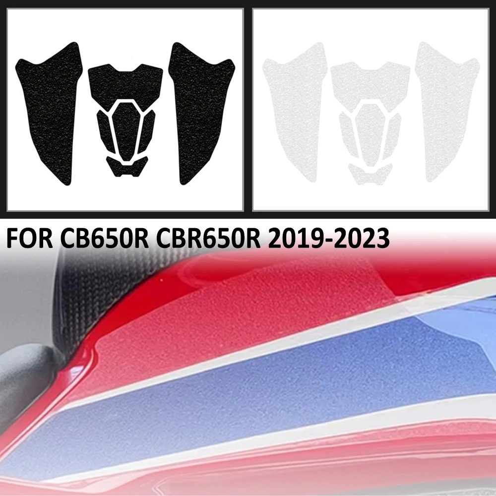 Honda için CB650R CBR650R CB CBR 650 R 650R 2019-2023 Motosiklet Akaryakıt Tankı Pad Yan Diz Kavrama Çıkartması Koruyucu Sticker Pedleri