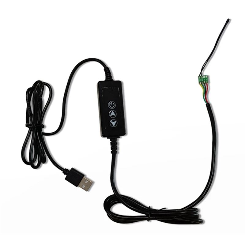 Yeni USB Mini Termostat Anahtarı LED Dijital Kontrol sıcaklık kontrol cihazı Termometre Termoregülatör DC 5-24V 12V