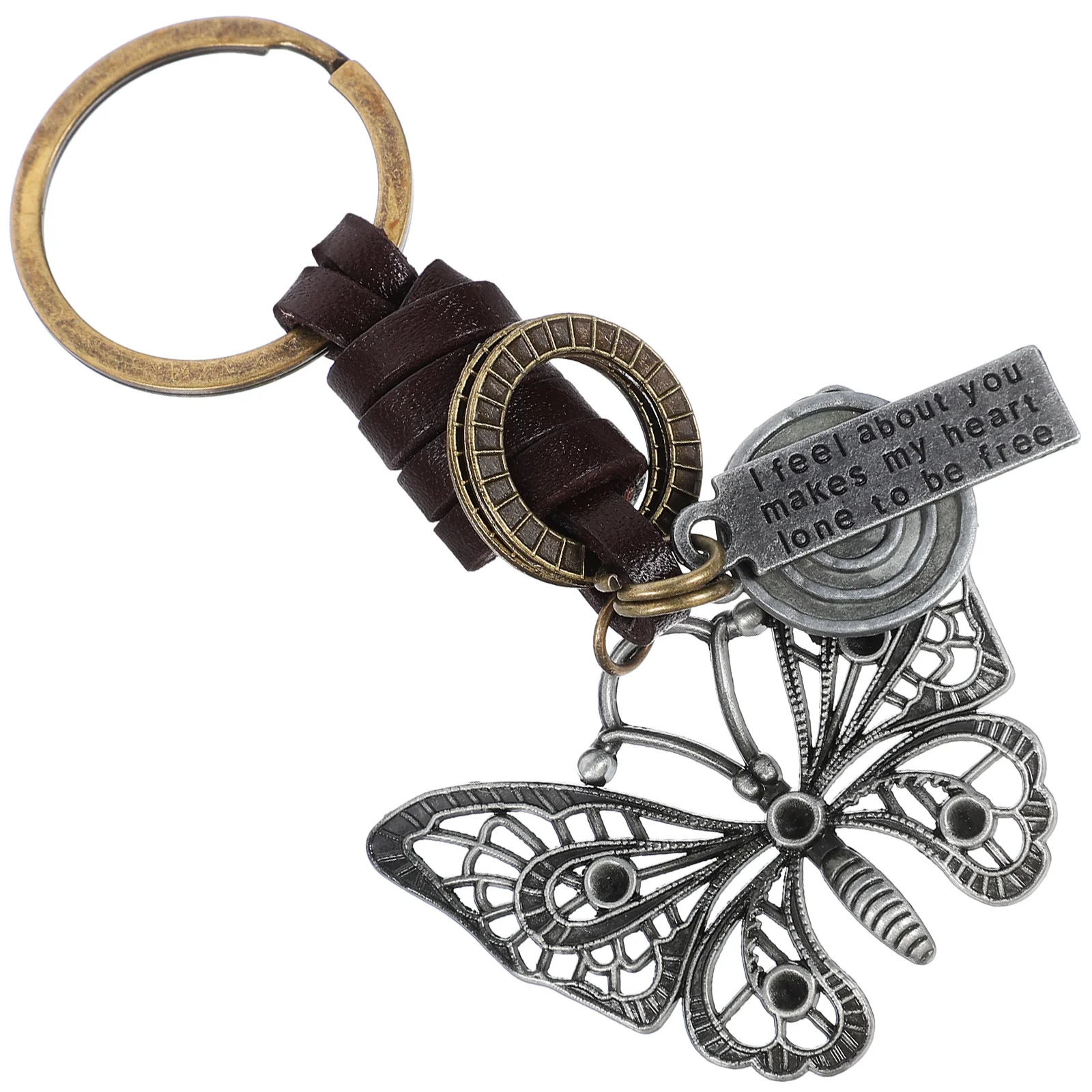 Vintage Kelebek Anahtarlık Araba Anahtarlık Sırt Çantası Kelebek Anahtarlık Çanta çanta anahtarlığı Asılı Dekorasyon