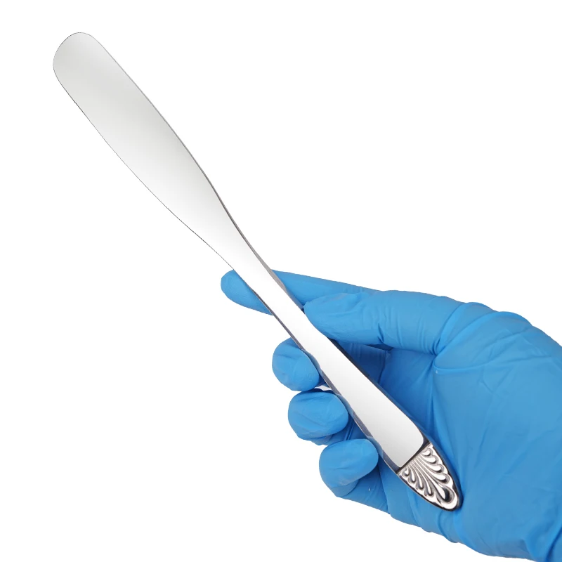1 adet Paslanmaz Çelik Diş Alçı karıştırma bıçağı Spatula Sterilize Edilebilir Alçı Mix Bıçaklar Alçı Spatula Diş Hekimi Araçları