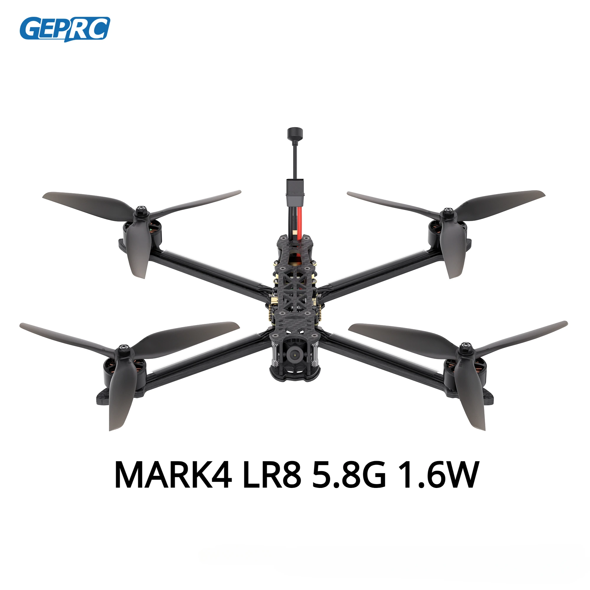 GEPRC MARK4 LR8 5.8 G 1.6 W FPV 8 inç EM2810 GEP-BLS60A-4IN1 ESC Quadcopter Uzun Menzilli Serbest Stil RC Drone Rc Uçak