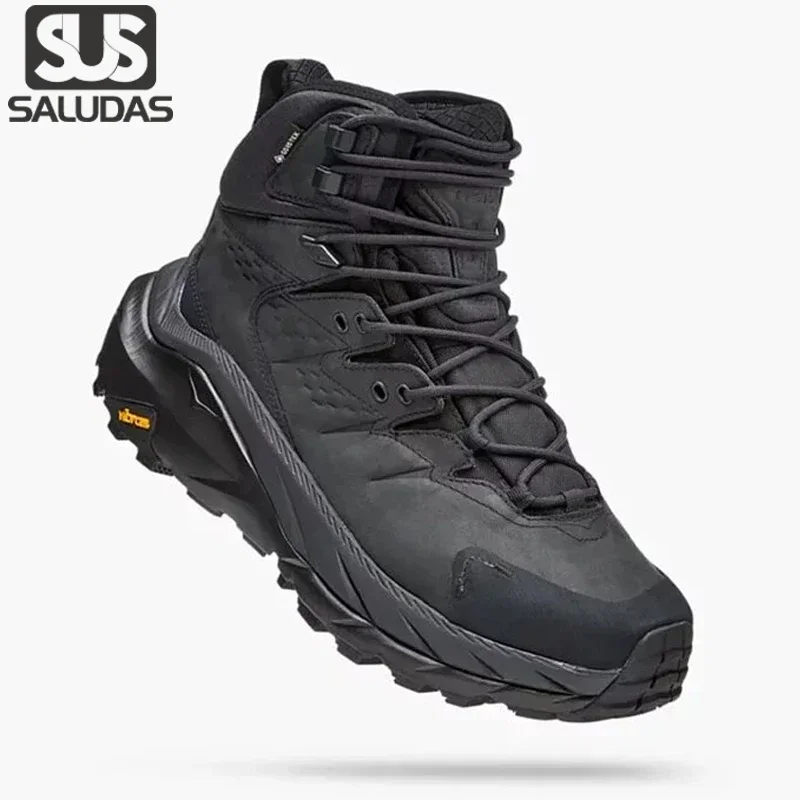 SALUDAS yürüyüş botları KAHA 2 Orta GTX Erkekler Yüksek Yardım Su Geçirmez trekking ayakkabıları Kaymaz Ve Aşınmaya Dayanıklı Kros Botları