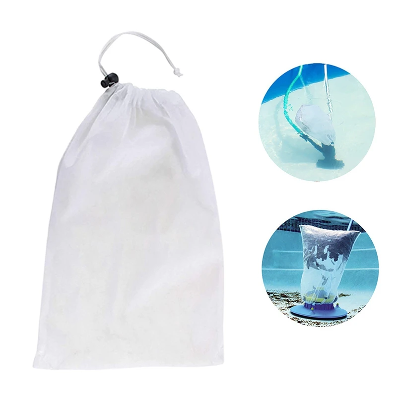 2 Paket Yüzme Havuzu filtre torbaları Toz Leke Yaprak Toplama İnce file çanta Kapalı açık hava yüzme havuzu Temizleme Kiti