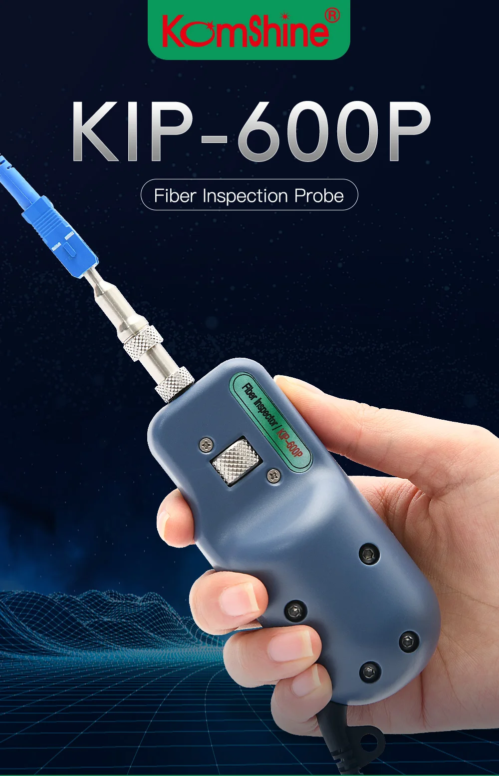 Komshine KIP - 600P fiber Optik muayene Probu 400X büyütme