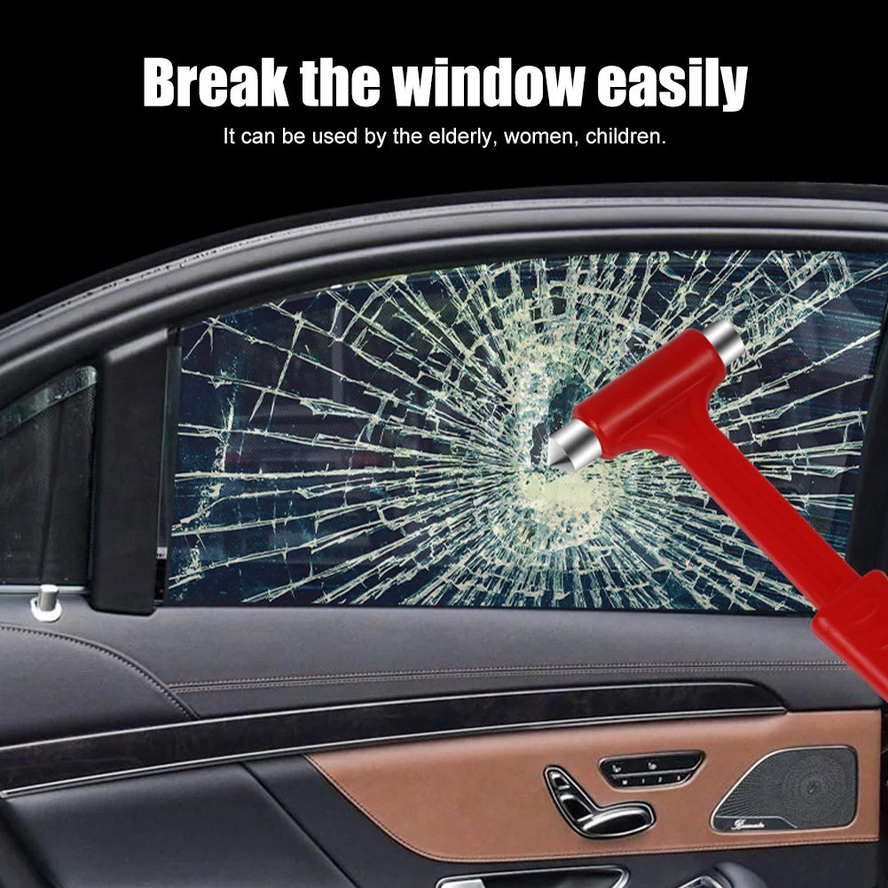 Araba emniyet kemeri kesici cam kırıcı kurtarma aracı Mini emniyet çekiç