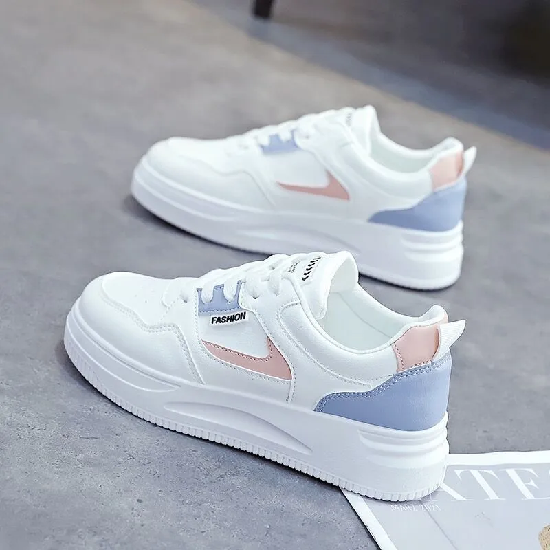 Yeni kadın Platformu Yüksek Top Sneakers Rahat Vulkanize spor ayakkabılar Moda Beyaz Ayakkabı Kadın Sonbahar Kış Flats Ayakkabı
