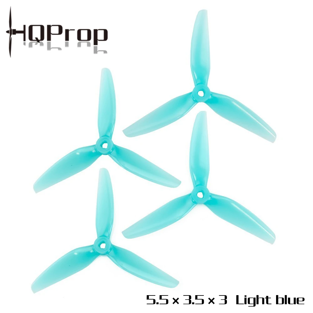 HQProp DP5. 5X3. 5X3-PC-POPO HQ 3 Bıçaklı 5 İnç PC Pervane RC FPV Yarış Freestyle 5 inç Drones Yedek DIY Parçaları