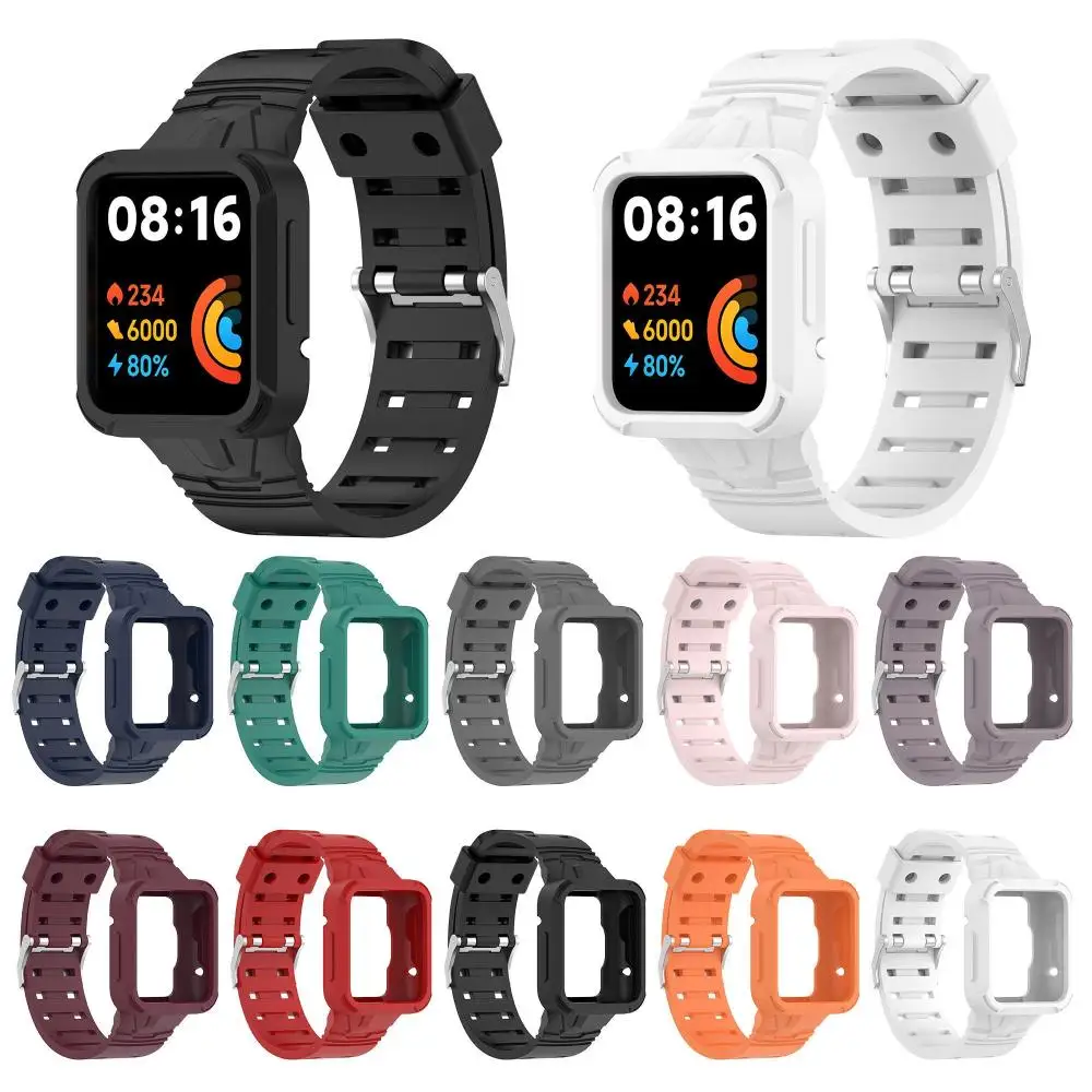 Yumuşak akıllı saat Watchband Bilezik Yedek Bileklik Kayışı Silikon Xiaomi İzle Lite Redmi İzle 2 Lite