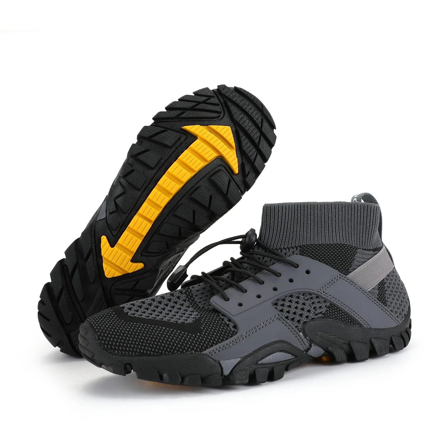 Erkekler Yalınayak Aqua Ayakkabı Erkek Kaymaz Sığ Sneakers Yüksek Top Plaj su ayakkabısı yürüyüş Ayakkabısı Unisex 2023 Yeni Varış