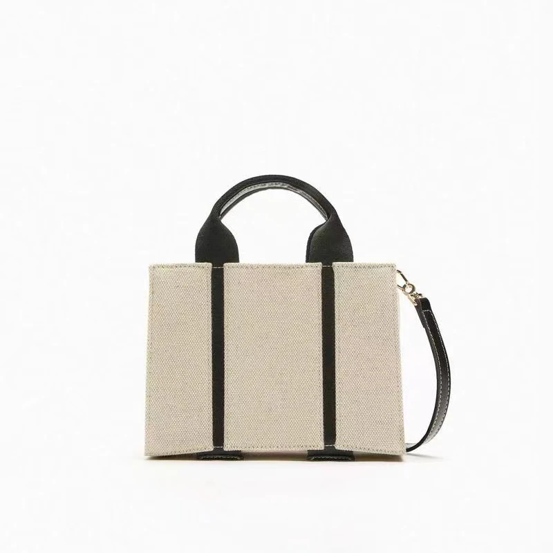 Za Yaz Yeni Mini bez alışveriş çantası Kadınlar için Basit Beyaz Bayanlar Crossbody Evrak Çantası Rahat Retro Tasarımcı Kadın Çanta