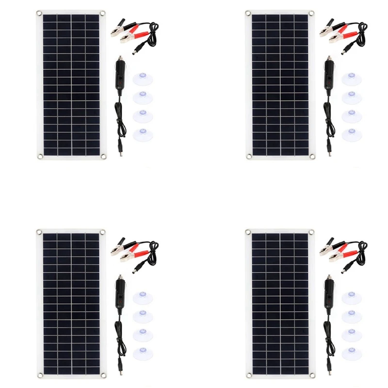4X1000W güneş panelı 12-18V Güneş Pili güneş panelı Telefon RV Araba MP3 şarj edici ped Açık Pil Kaynağı B