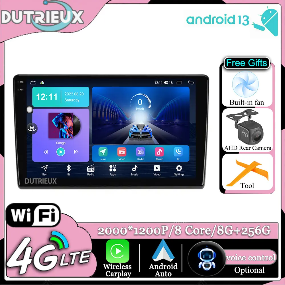 Android 13 Citroen Berlingo İçin 2 B9 2008-2019 Carplay Araba Radyo Multimedya monitör ekranı TV Video Oynatıcı Navigasyon stereo GPS