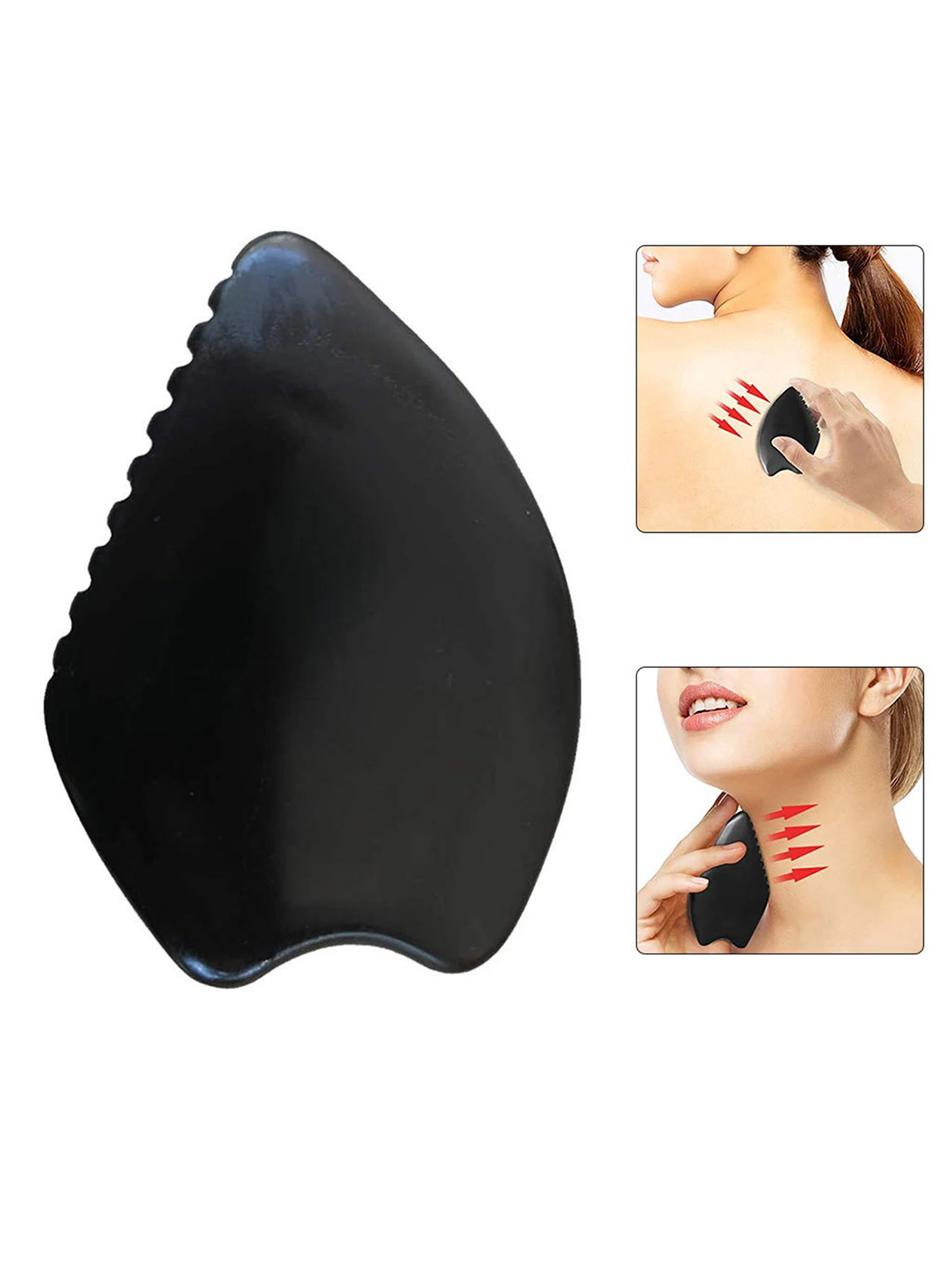 1 Adet Siyah Kuvars Değnek Doğal Siyah Kristal WandNatural vücut masaj sopası Yüz masaj çubuğu Araçları