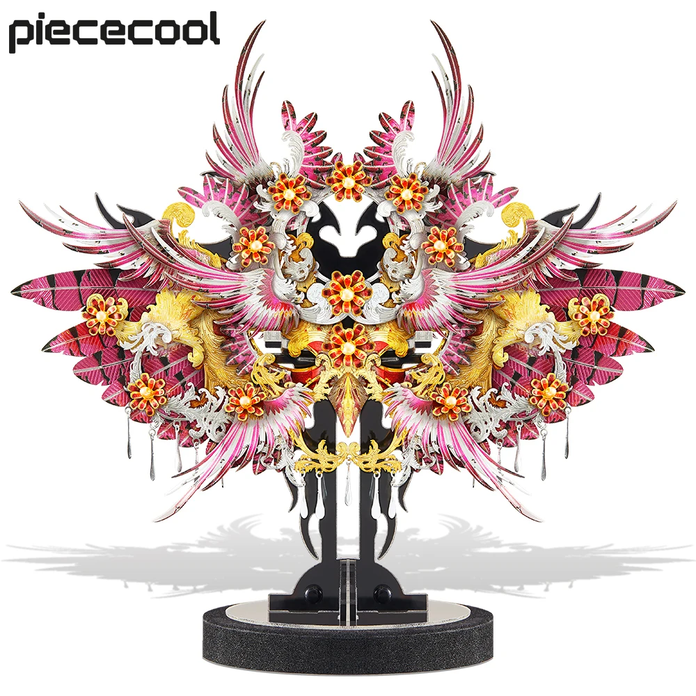 Piececool Modeli Yapı Kitleri Flamingo Montaj 3D Bulmaca Metal Yapboz DIY Kitleri Yetişkin Genç Doğum Günü Hediyeleri