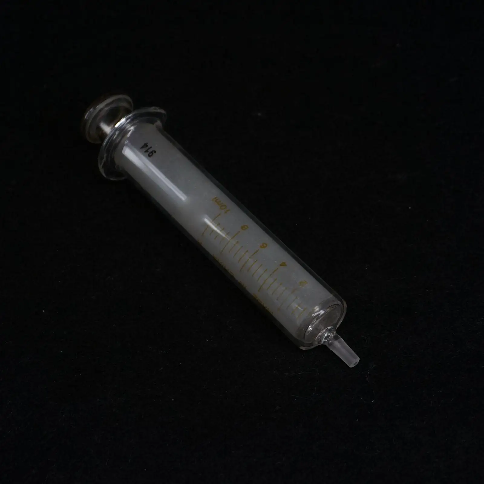10 ml Cam Şırınga Enjektör Lab Örnekleyici Standart Çap Kalibreli Hassas Tesisat
