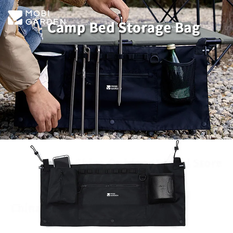 MOBİ BAHÇE 186g kamp yatağı Yan saklama çantası 600D Oxford Kumaş Çok Fonksiyonlu Büyük Kapasiteli Muhtelif Ekipman Hafif Yeni