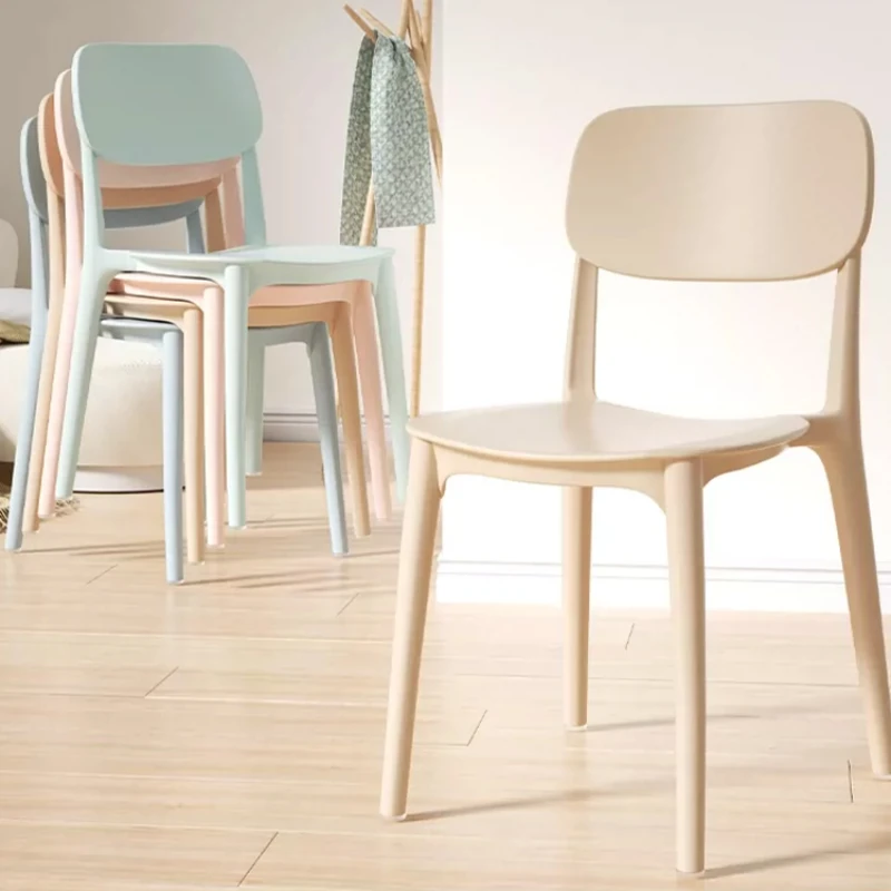 İskandinav Yemek Oturma Odası Sandalyeleri Mutfak Accent Balkon Sayacı Accent Sandalye Plastik Modern Sillas Cadeira Mobilya HD50TY