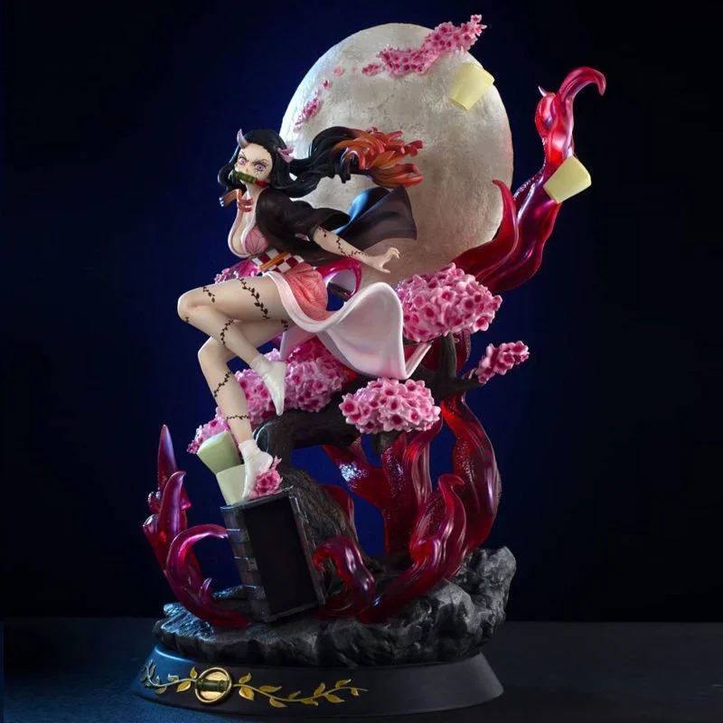 31cm iblis avcısı Anime Figürü GK Kamado Nezuko Heykeli Yetişkin Aksiyon Figürü PVC Koleksiyon Model Doğum Günü Hediyeleri Heykelcik
