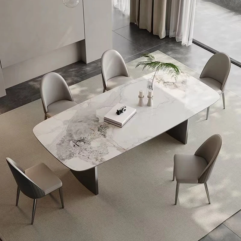 Iskandinav Tasarım Yemek Masaları Oturma Odası Lüks Modern Mutfak Yemek Masaları Kahve Tasarım Mesas Comedor Ev Mobilya SR50DT