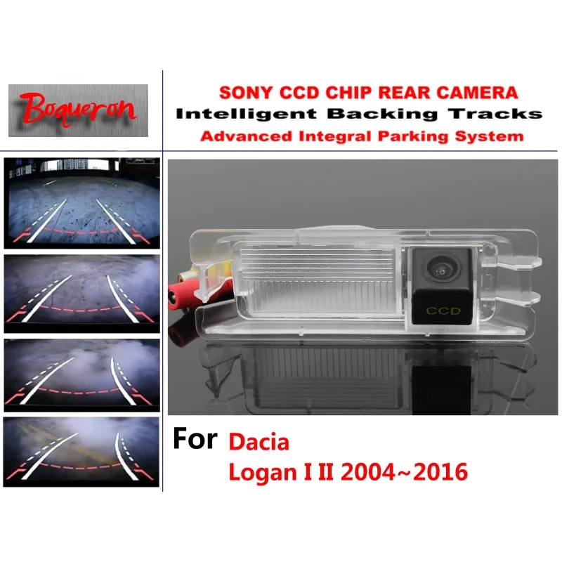 Dacia Logan için I II 2004~2016 Araba Akıllı Park Parçaları Kamera / HD Back up Ters Kamera / Arka Görüş Kamerası