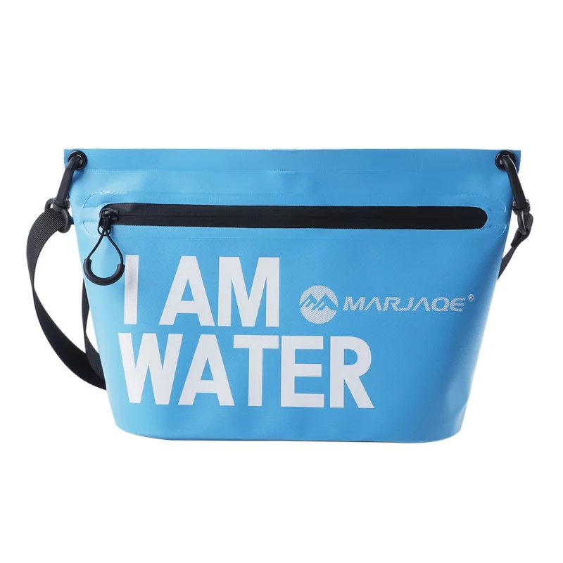 Su geçirmez Yüzme Dalış Çantası Bir omuzdan askili çanta Açık Kuru Çanta PVC Plaj Sürüklenen Yüzme Paketi