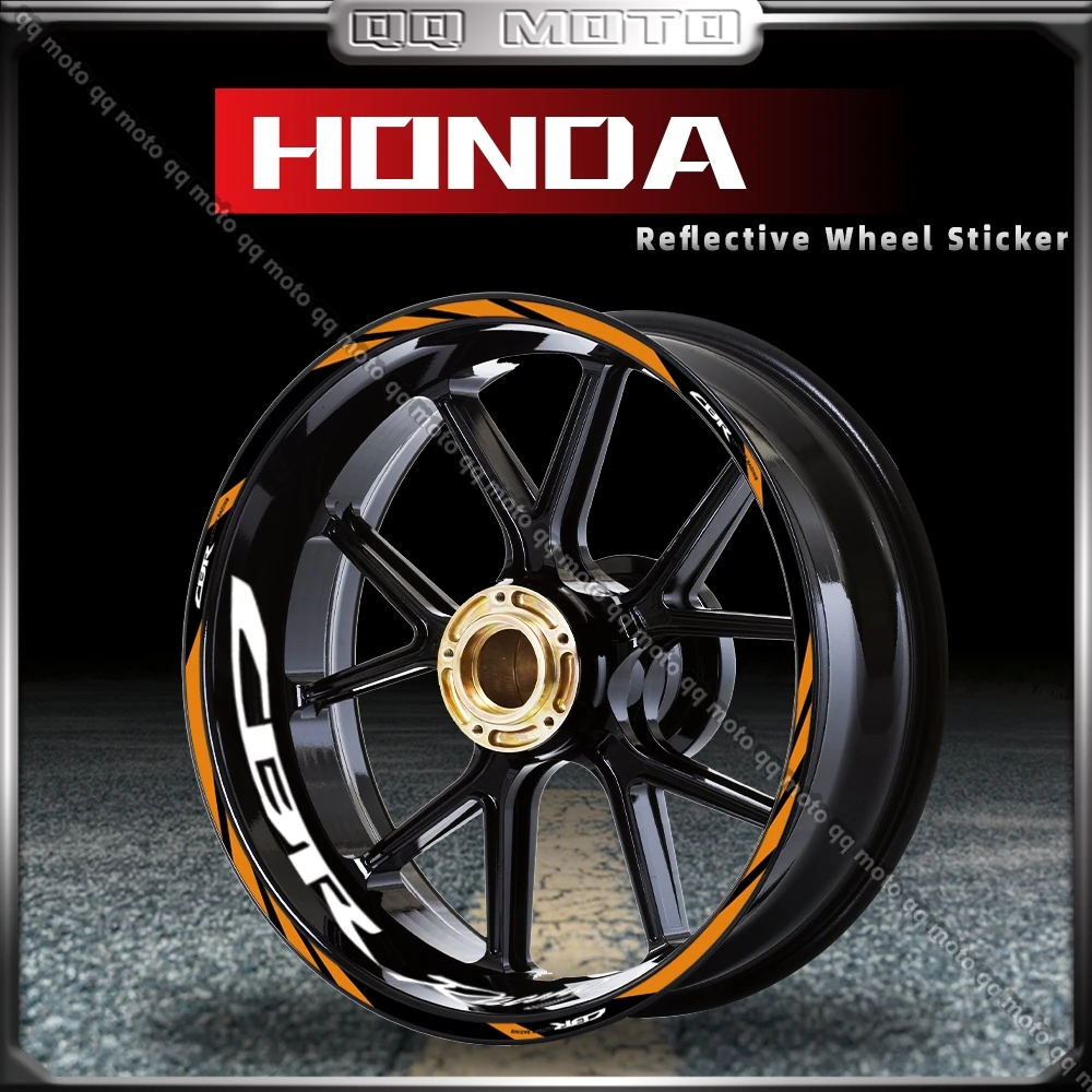 Motosiklet tekerleği Jant Sticker Çıkartma Yansıtıcı Şerit Bant Aksesuarları Honda CBR 400 600RR 650R 1000RR 250R 500r CB650F