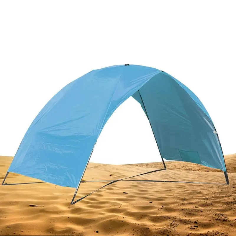 2 Kişi Plaj Güneşlik Geniş Alan Hafif güneşten koruyan tente Taşıma Çantası İle Rüzgar Geçirmez UV Dayanıklı Taşınabilir Plaj Gölgelik