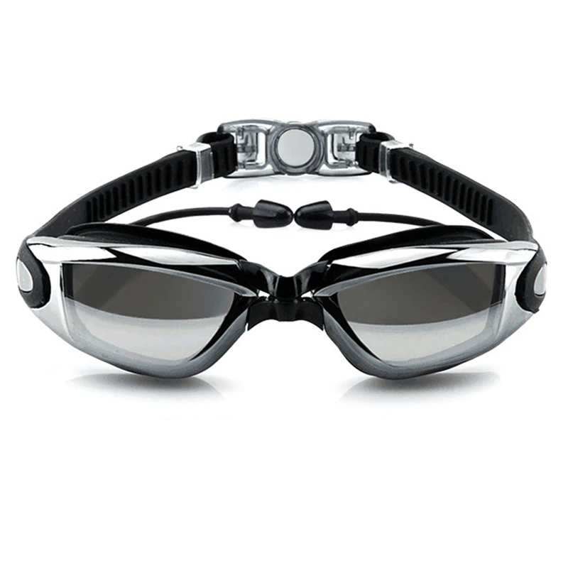 Professional Swimming Goggles Swim Glasses  Electroplate Waterproof Silicone очки для плавания Adluts