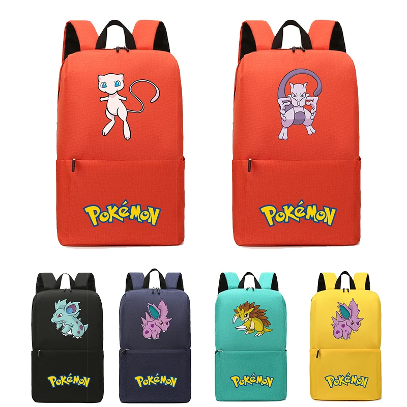 Pokemon Pikachu Su Geçirmez öğrenci için sırt çantası Kadın Sırt Çantası Paketi Schoolbag Gengar Dizüstü Snorlax Kitap Kadın Kızlar Mochilas