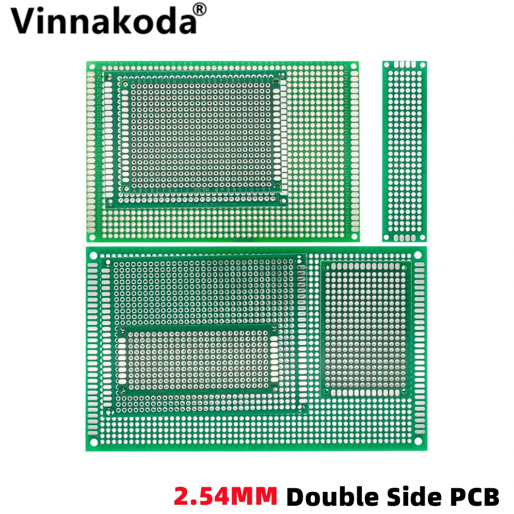 Çift Taraflı PCB 7x9 6x8 5x7 4x6 3x7 2x8 12x8cm 9x15cm Diy Evrensel Baskılı devre PCB kartı Protokolü 4*6 6*8 5*7
