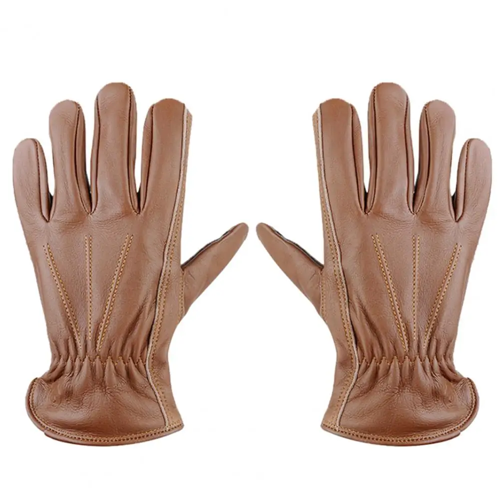 Moda inek derisi dayanıklı ısı yalıtımı ısı yalıtımı iş eldivenleri koruyucu eldivenler mükemmel işçilik