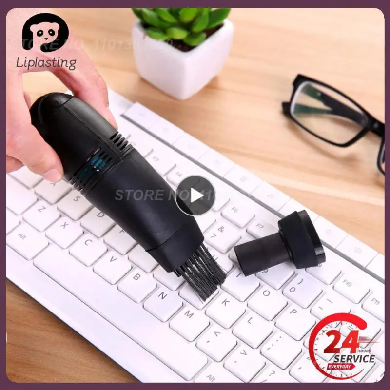 1 ADET Mini Elektrikli Süpürge Klavye Elektrikli Fırça USB Fırça Seti Toz Temizleyici Toplayıcı Üç Kafa Ayrılabilir Temizleme Aracı