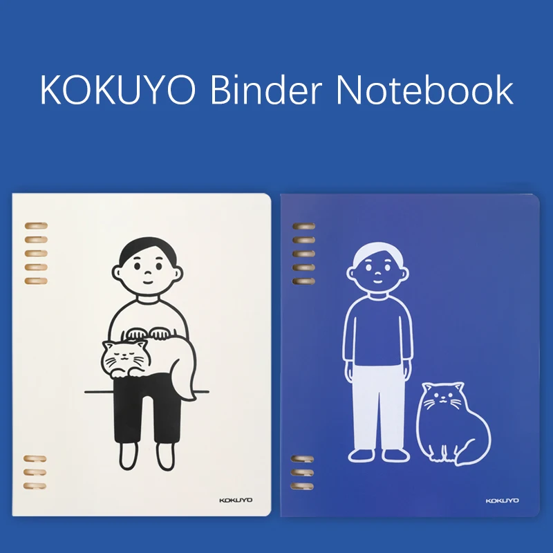 KOKUYO Kampüs Sınırlı ciltli defter A5 B5 8 Delik Tasarım Çıkarılabilir Ciltli Kitap Dergisi Günlüğü Öğrenci Yazma Malzemeleri