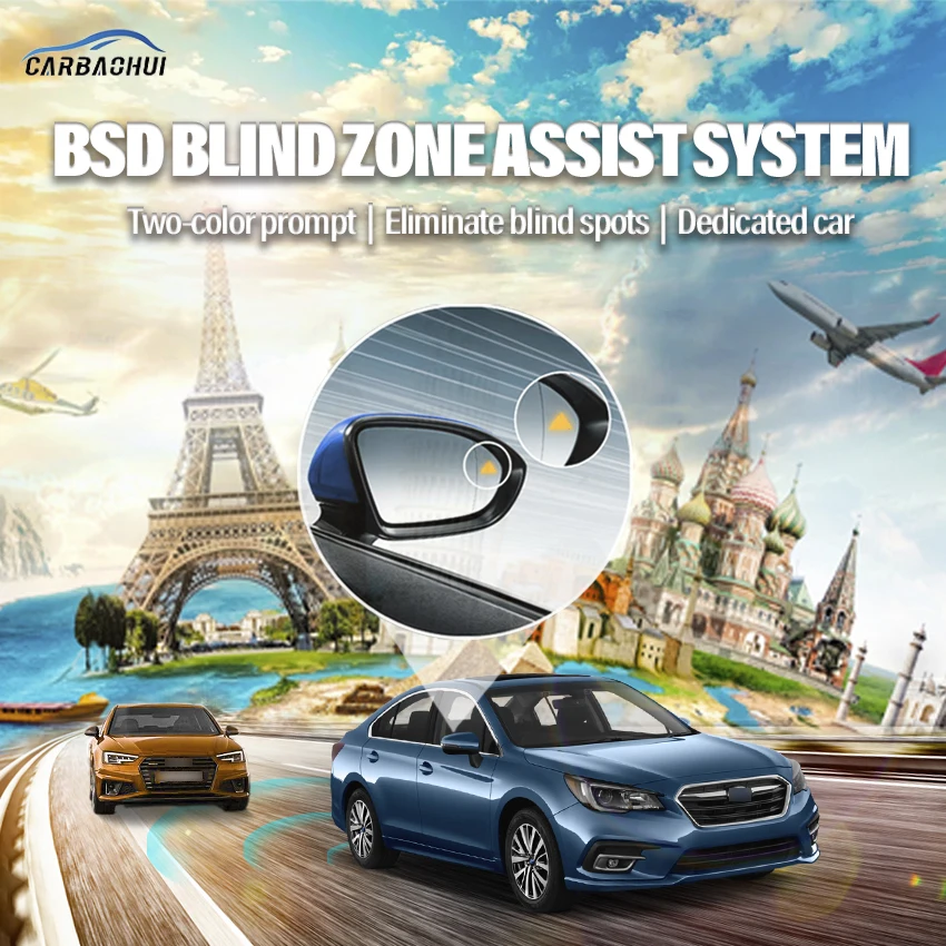 Araç BSD BSM BSA Kör Alan Nokta Uyarı Sürücü Ayna Arka Radar Mikrodalga Algılama Sistemi Subaru Legacy 2012-2021 İçin