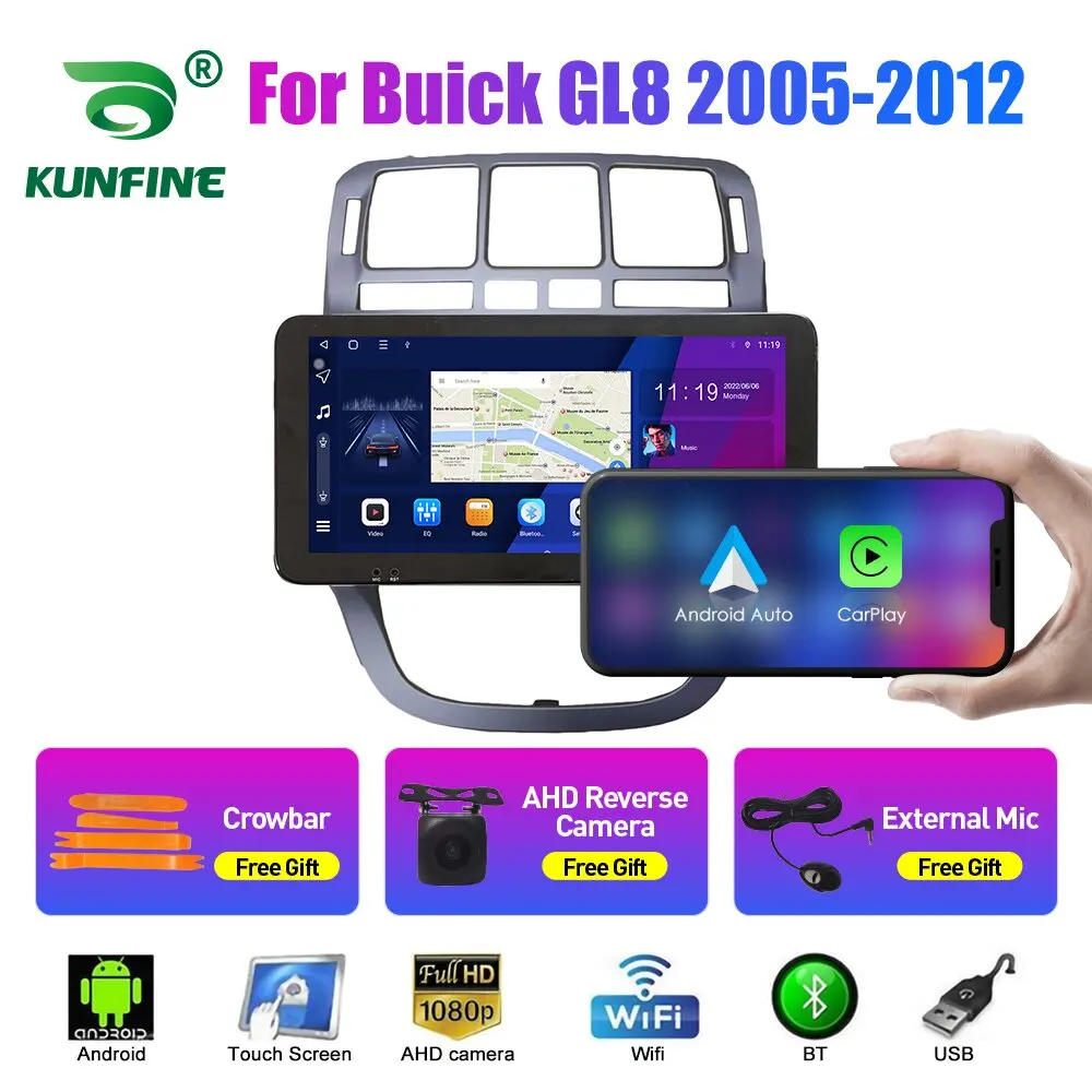 10.33 İnç Araba Radyo BUİCK Excelle 2005-2012 İçin 2Din Android Octa Çekirdek Araba Stereo DVD GPS Navigasyon Oynatıcı QLED Ekran Carplay