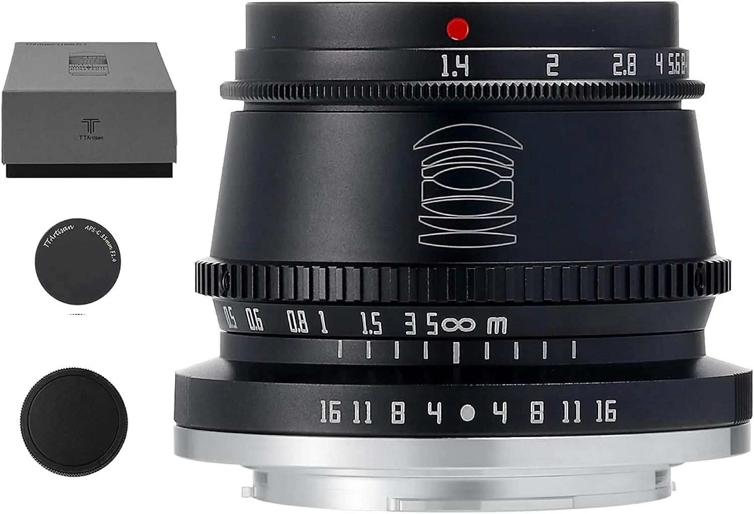 TTArtısan 35mm F1.4 APS-C MF Büyük Diyafram Makro Lens Sony Fuji Canon Nikon Leica Panasonic
