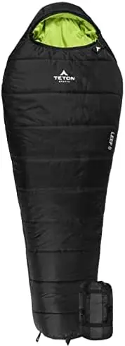 Ultralight Mumya uyku tulumu sırt çantasıyla, yürüyüş ve kamp için mükemmel; 3-4 sezon mumya çantası; Ücretsiz şeyler çuval dahil