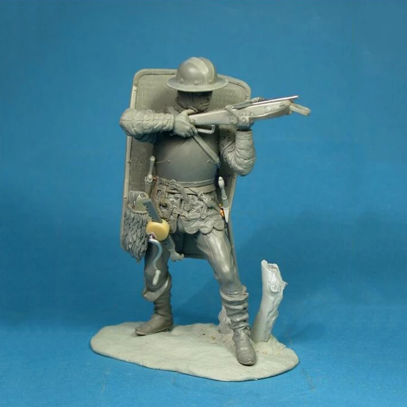 Demonte 1/18 antik asker adam standı crossbow Reçine figürü minyatür model kitleri Boyasız