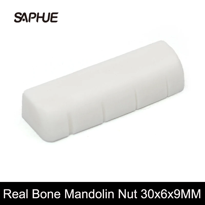 24 Adet Gerçek Kemik Somun Mandolin için 30x6x9MM R400 Aralığı 7MM Mandolin Somun Parçaları Mandolin