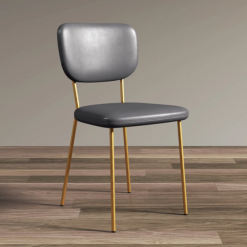 Rahatlatıcı Tasarım yemek sandalyeleri Ev Nordic Uzay Koruyucular Tasarımcı yemek sandalyeleri Modern Ergonomik Altın Sedie iç mekan mobilyası HY