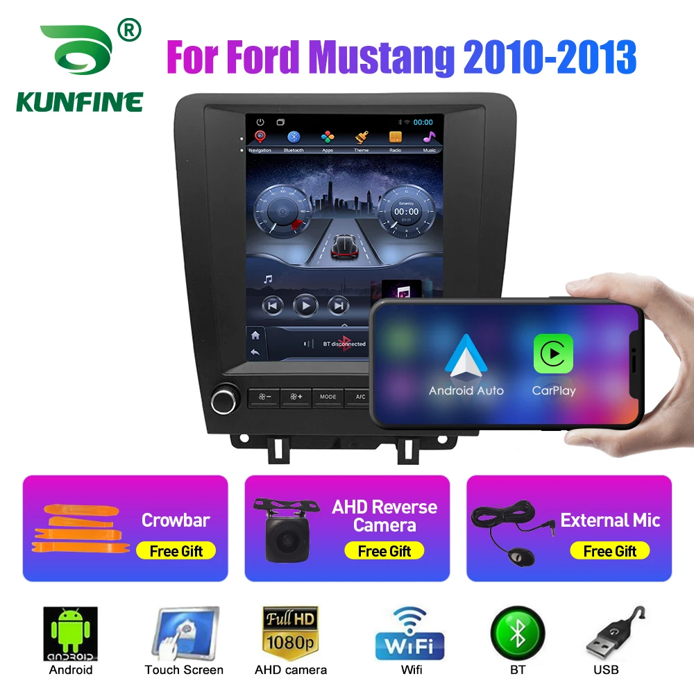 9.7 İnç Tesla Tarzı 2 Din android Araba Radyo Ford Mustang 2010-2013 İçin Stereo Araba Multimedya Video Oynatıcı DVD GPS Navigasyon