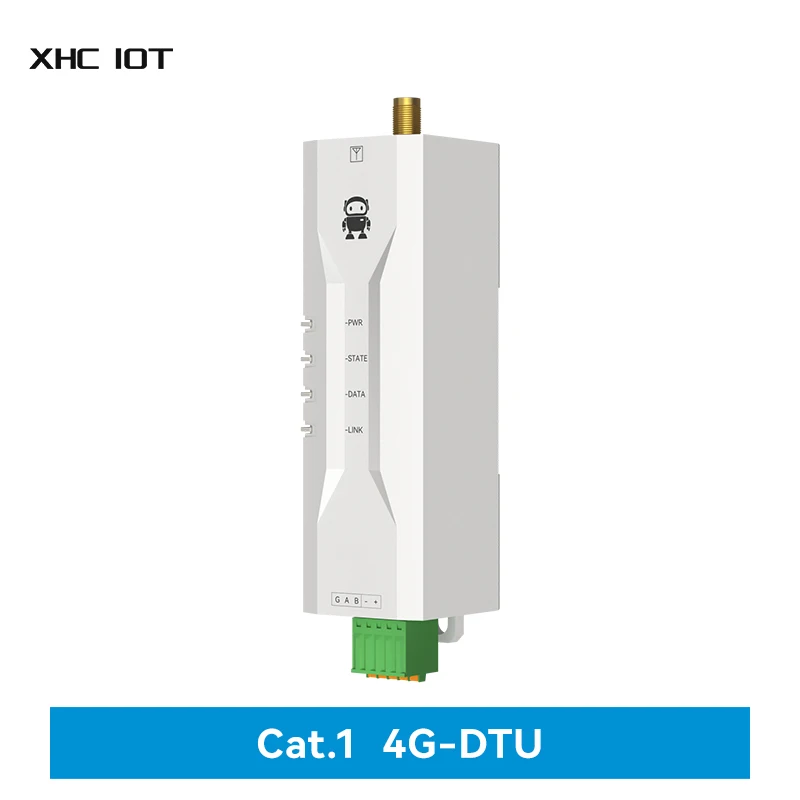 4G Cat1 RS485 Şeffaf İletim MQTT Modbus TCP to RTU 2 Yollu Soket Bağlantı Küçük Boyutlu Modem XHCIOT E840-DTU (EC05-485)E