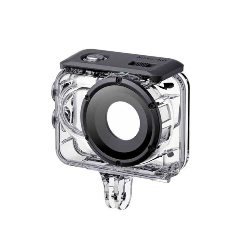 60m Sualtı Konut Optik Cam Lens Koruyucu Kabukları 360 GO 3 Kamera B36A