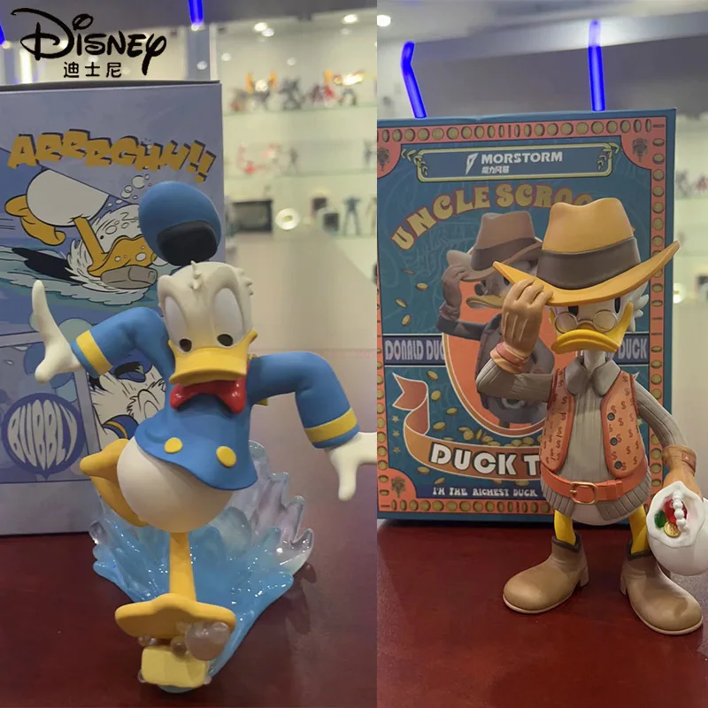 Disney Slayt Ördek Gelgit Donald Ördek Scrooge Sihirli Fırtına Masaüstü Dekorasyon noel hediyesi Kız Anime Aksiyon Figürü Dikiş Mickey