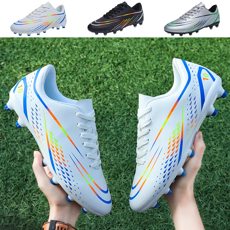 Futbol Ayakkabıları Toplum Profesyonel futbol ayakkabısı Çocuk Açık Nefes Çim Eğitim Spor Ayakkabı Çim Futbol Cleats