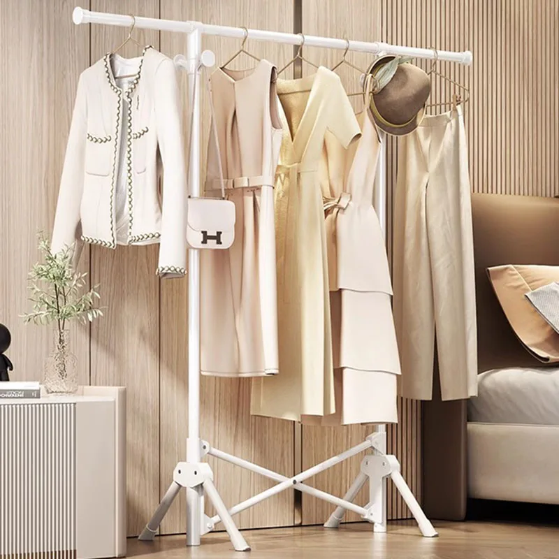 Taşınabilir Beyaz kıyafet rafı Modern Tasarım Ev kıyafet rafı Uzun Depolama Koridor Slaapkamer Meubels İç Dekorasyon
