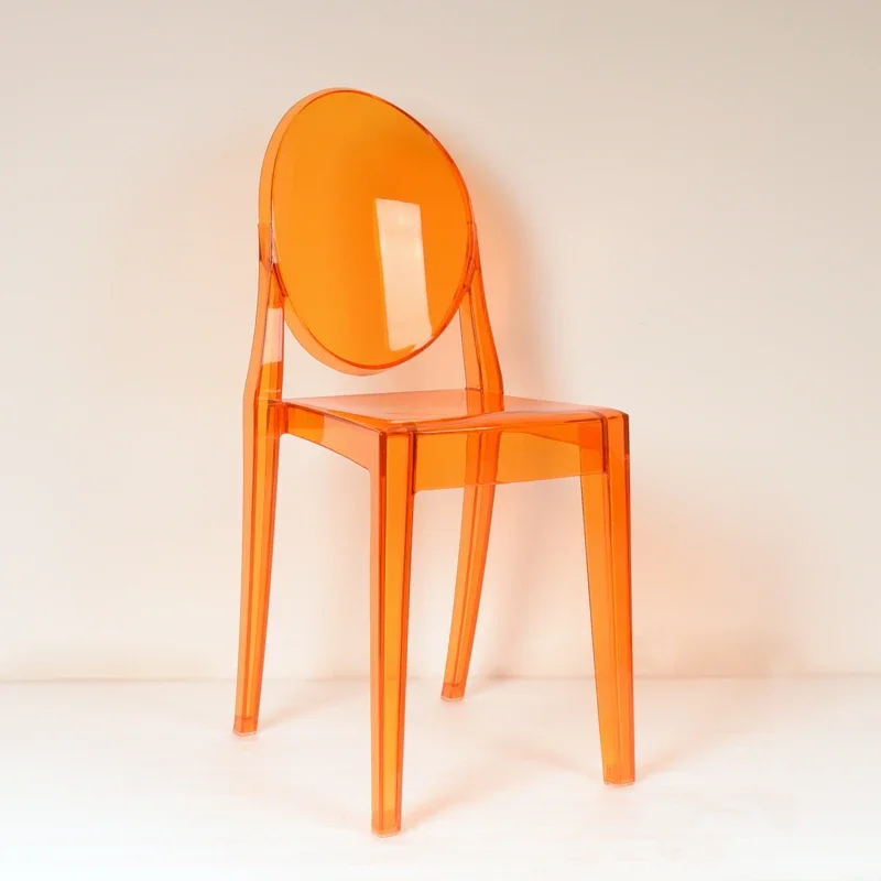 Fantezi Oturma Odası yemek sandalyeleri Modern İskandinav Şeffaf Mobil yemek sandalyeleri Salon Etkinlikleri Plastik Cadeiras yemek masası Sandalyeleri